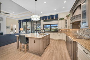 Gourmet Kitchen Opens to Great Room