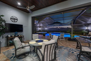 Night View-Outdoor Sitting Area