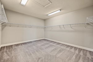 Upper Level Primary Bedroom Walk-in Closet