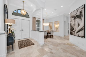 Foyer and Dining Room