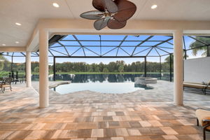 Lanai with Infinity Edge Pool and Spa