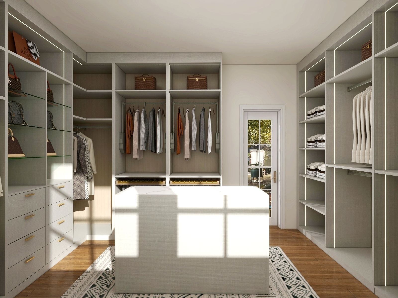 6 - Primary Walk-In Closet w_ Center Island