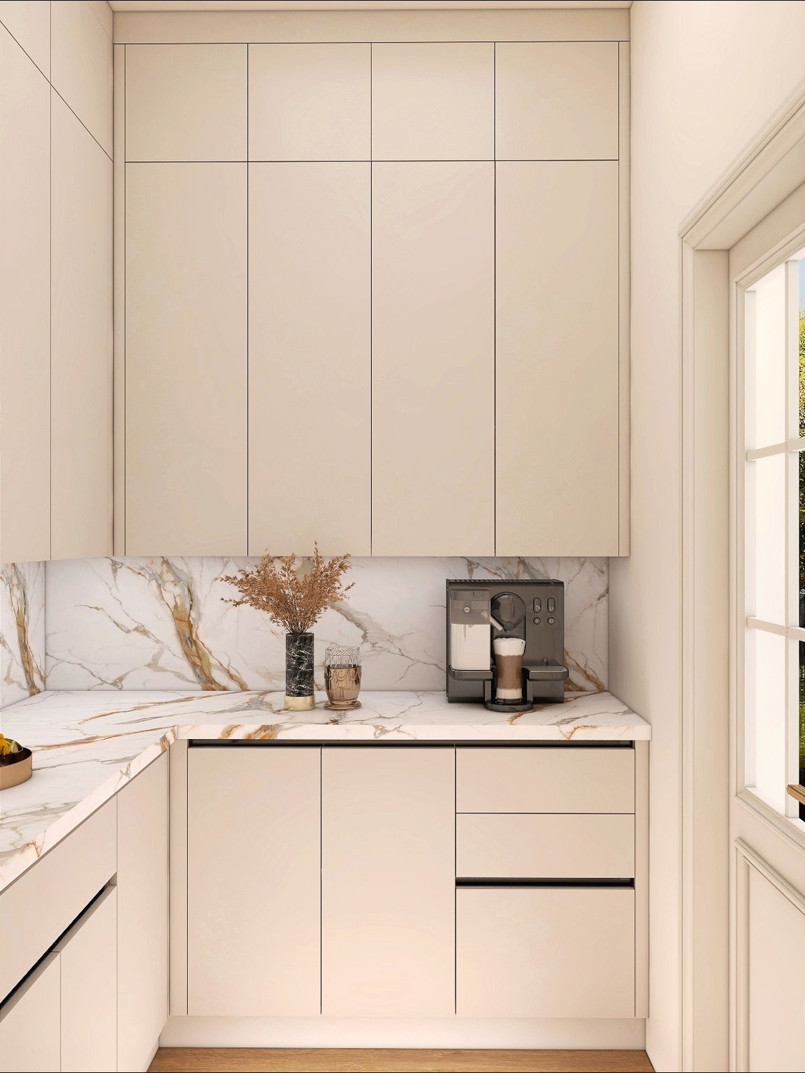 4 - Butler_s Pantry - A Refined Transitional Space Between the Kitchen and the Dining Room