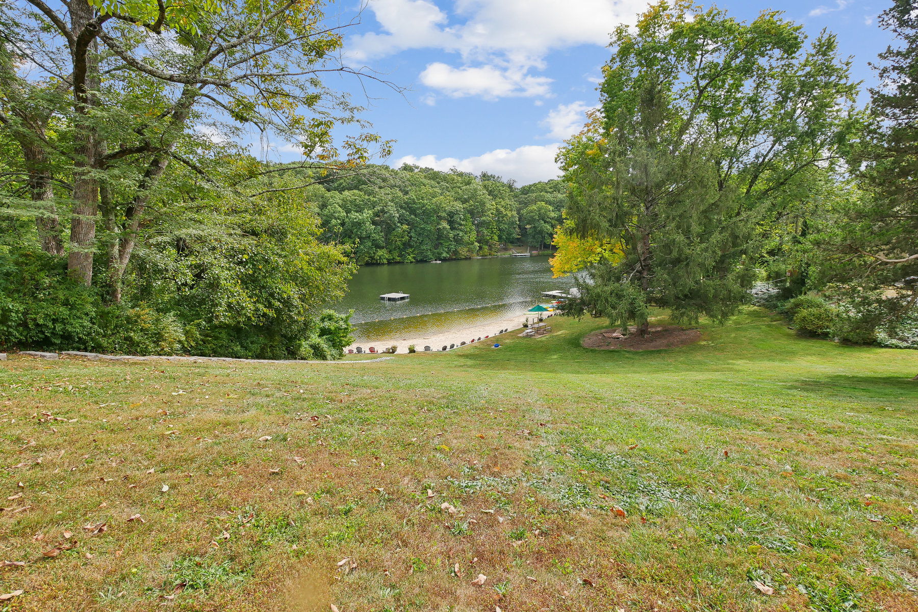 Beach Area at Mt. Kemble Lake