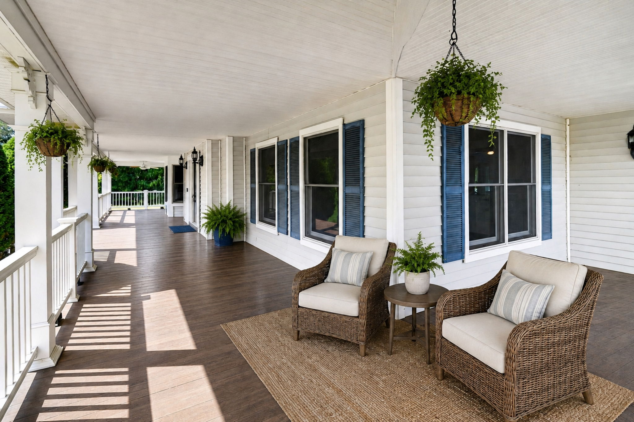 Virtually Staged Front Porch
