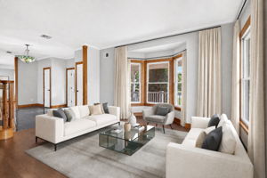 Virtually Staged Living Room