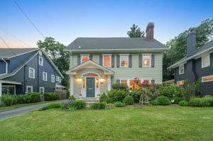 Warm light glowing from within, gardens in bloom, and timeless architecture that feels as welcoming today as it did nearly a century ago. This is where coming home feels especially good.