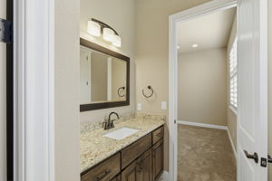 Pass Through Bathroom