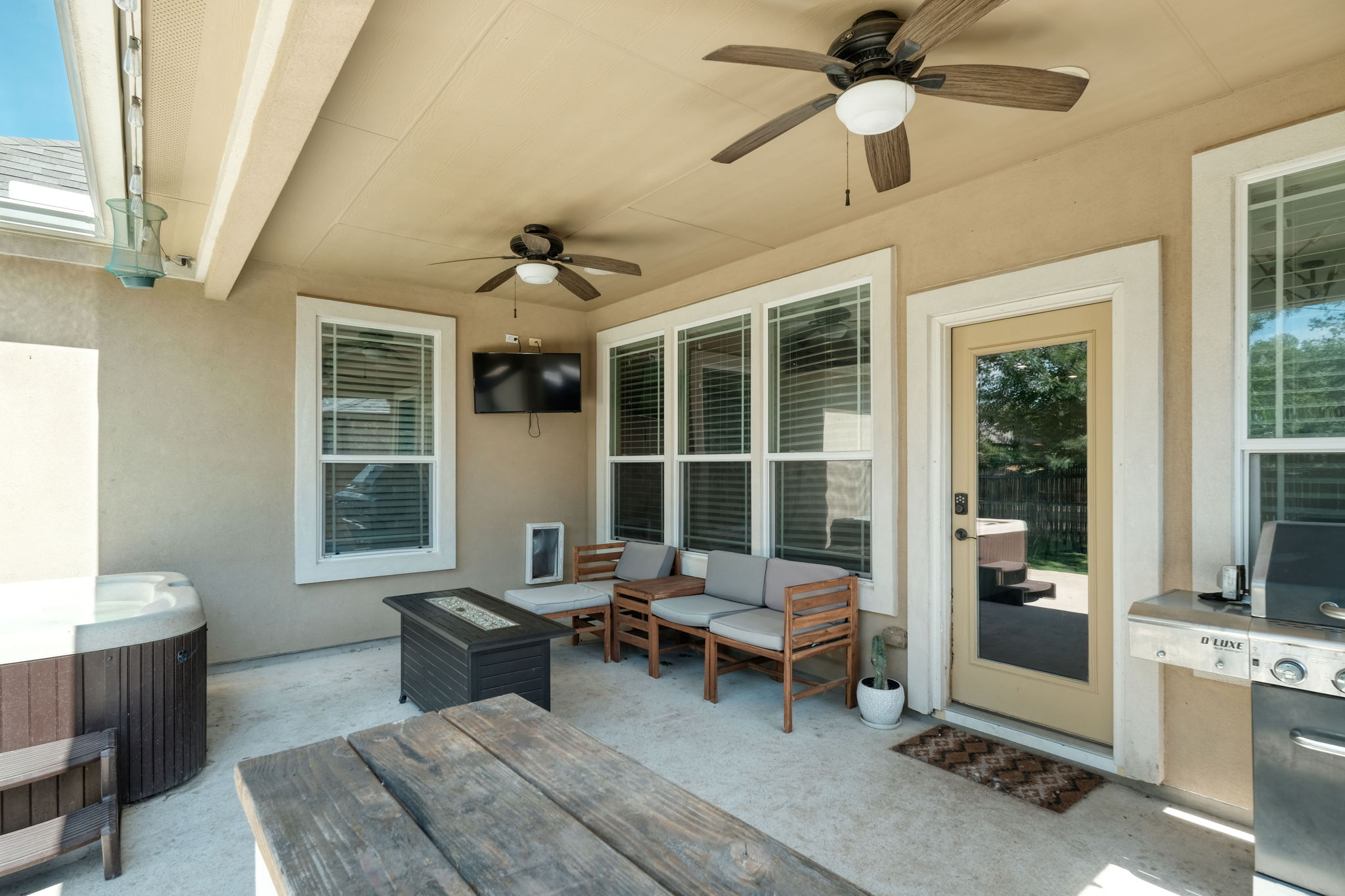 Covered Back Patio