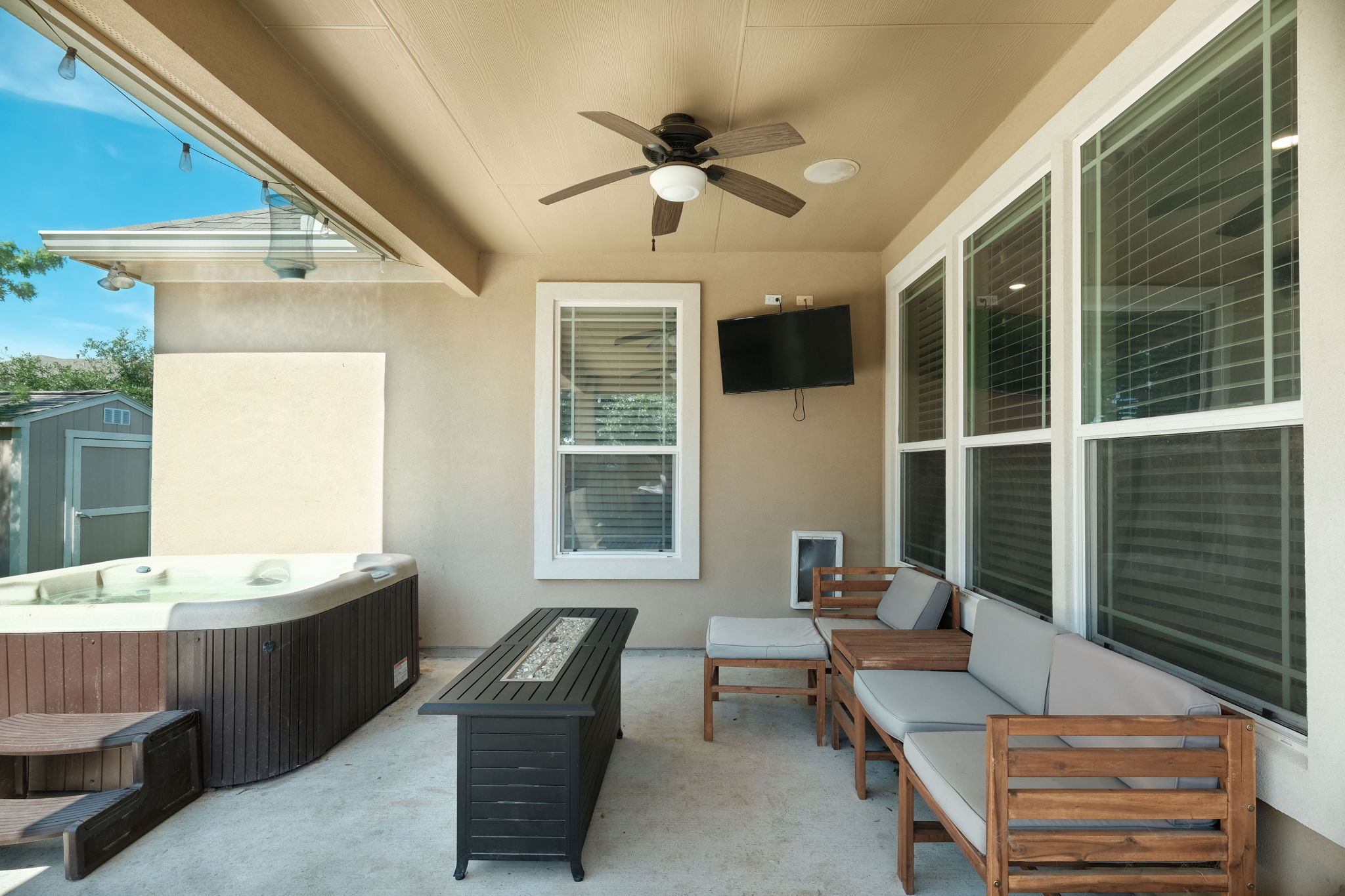 Covered Back Patio