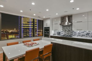1901 Kitchen •	Jenn Air Gas Cooktop 36" 5 burner, Euro Style Grates, Metal Knobs •	Jenn Air Electric 30" Wall Oven 5.0 cuft, touch LCD WIFI, soft close door, Euro Style Stainless Finish •	Jenn Air Electric 30" Built in M/W 1.4 cuft, touch LCD, Euro Style Stainless Finish •	Jenn Air Integrated Panel, 24" Dishwasher •	Vent-A-Hood brand 36” stainless wall mount hood •	Jenn Air Integrated Panel, Bottom-Mount 36" Refrigerator 20.9 cuft