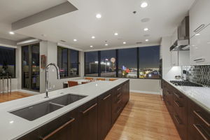1901 Kitchen •	Jenn Air Gas Cooktop 36" 5 burner, Euro Style Grates, Metal Knobs •	Jenn Air Electric 30" Wall Oven 5.0 cuft, touch LCD WIFI, soft close door, Euro Style Stainless Finish •	Jenn Air Electric 30" Built in M/W 1.4 cuft, touch LCD, Euro Style Stainless Finish •	Jenn Air Integrated Panel, 24" Dishwasher •	Vent-A-Hood brand 36” stainless wall mount hood •	Jenn Air Integrated Panel, Bottom-Mount 36" Refrigerator 20.9 cuft