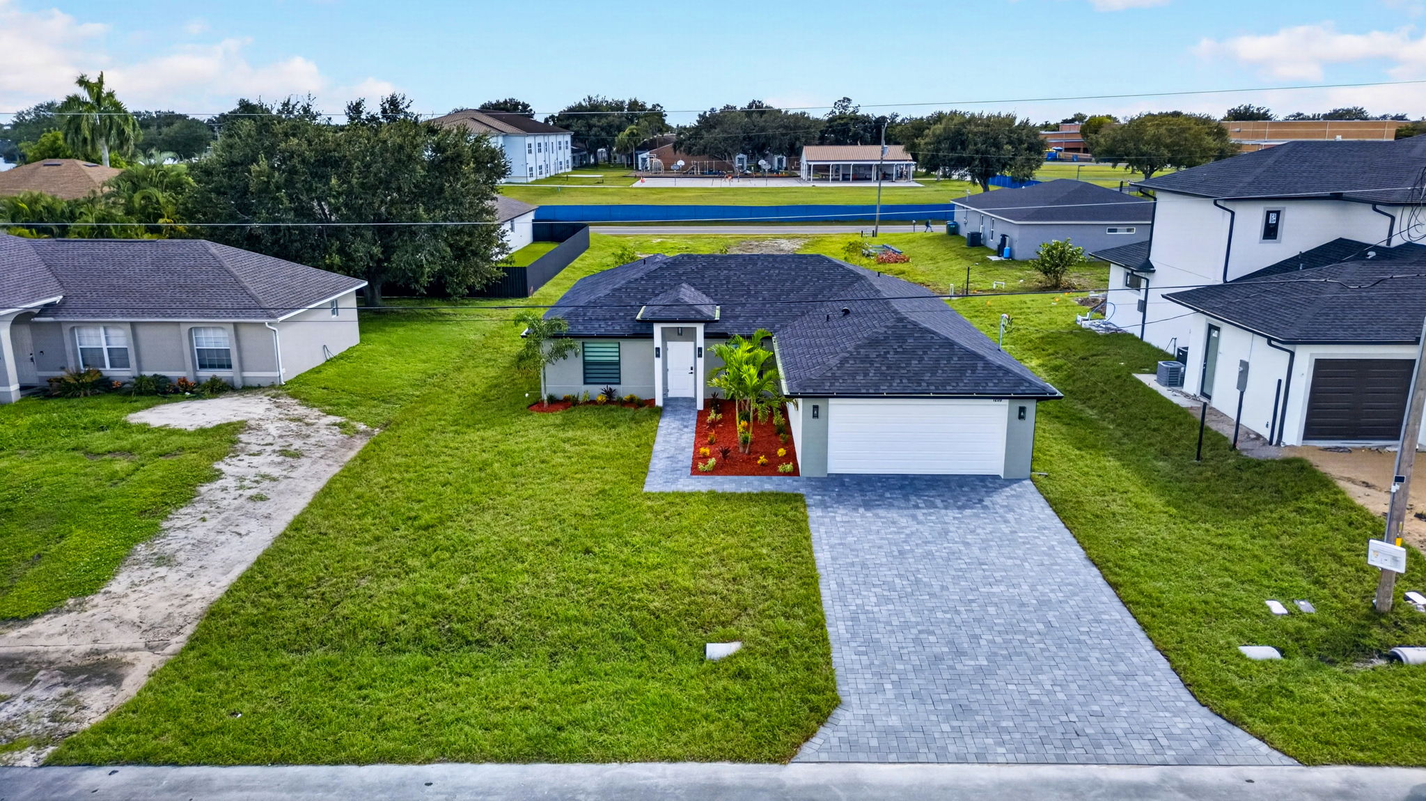Aerial Front Exterior 2