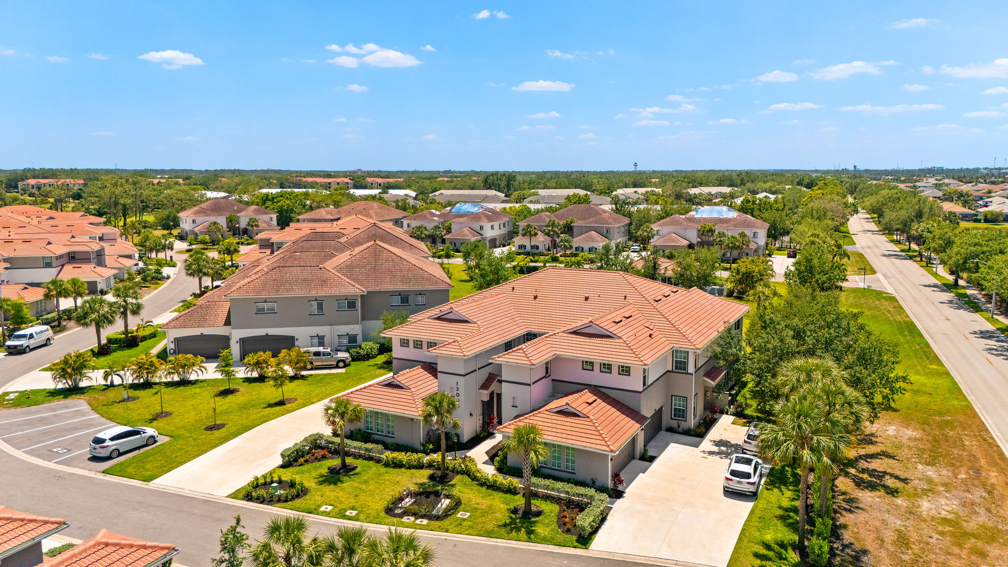 Aerial Front Exterior 2