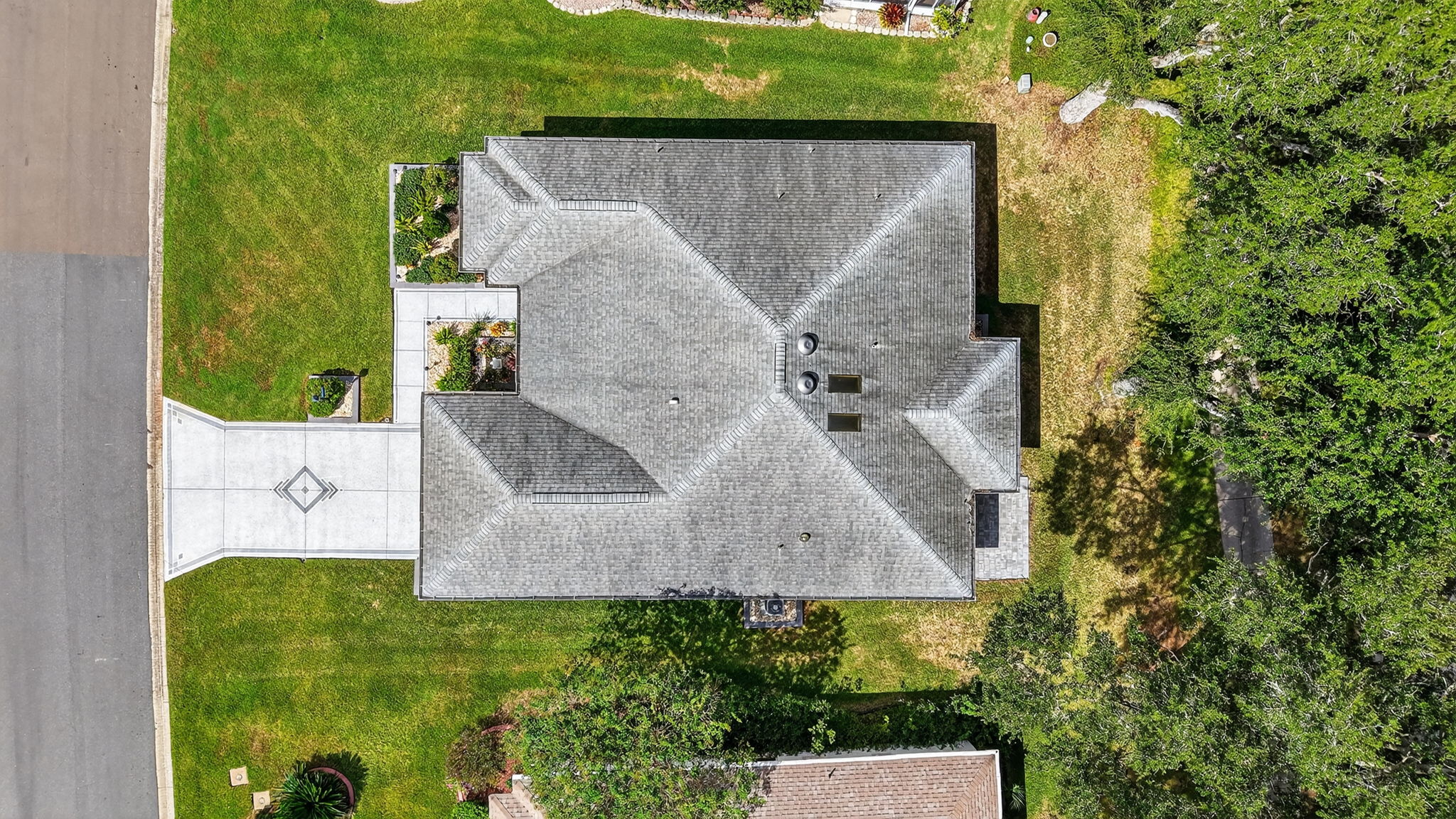 Aerial Overhead  View