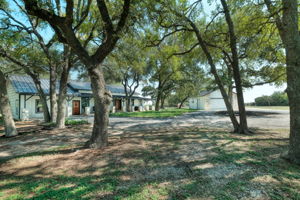 Front of Home and Detached Garage