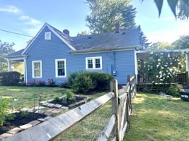 Left side of house