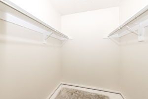Bedroom #2 walk-in closet