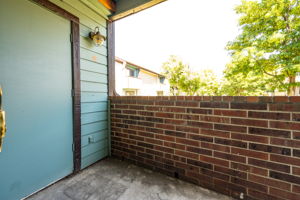 Patio with additional storage