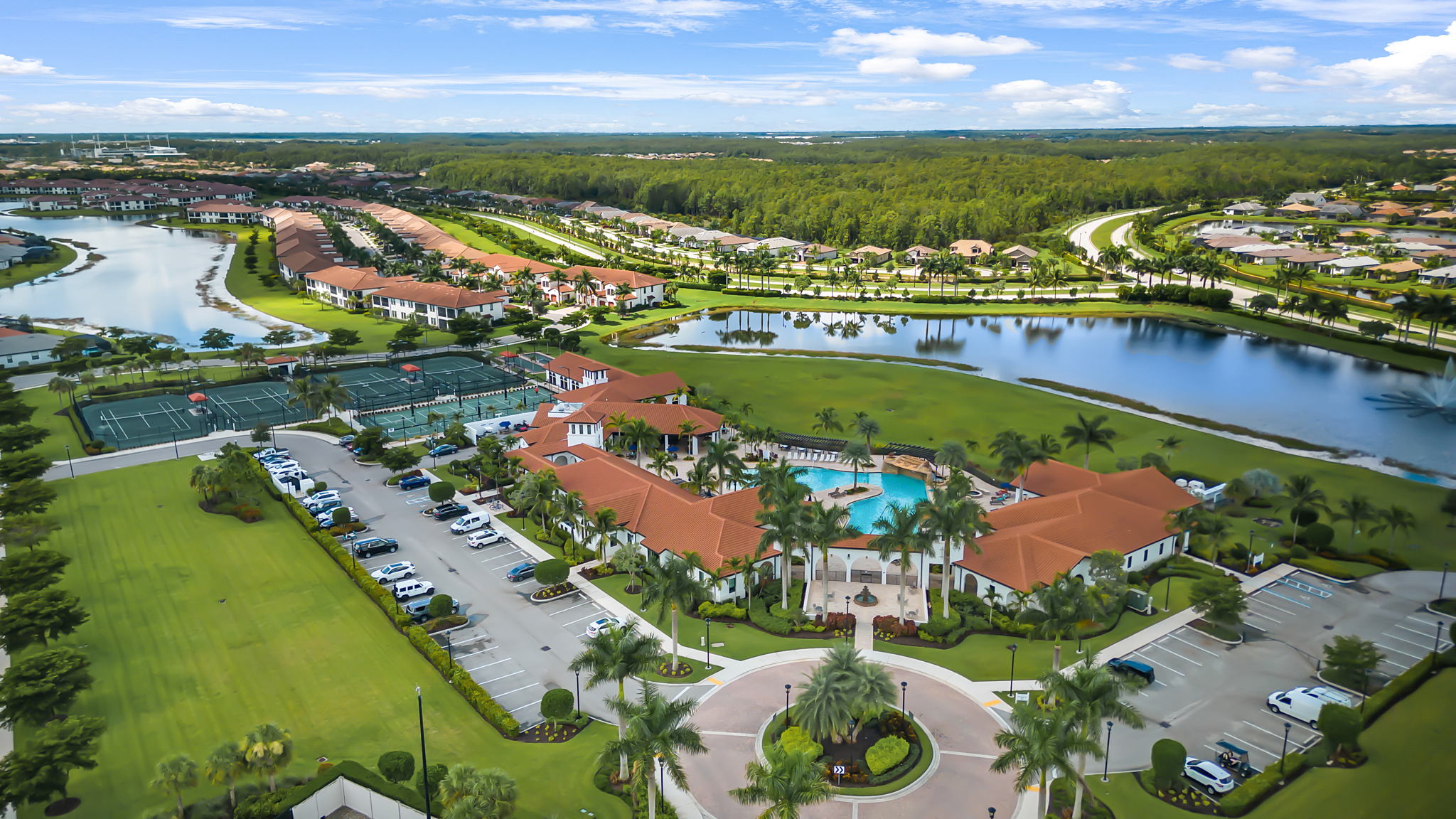 Aerial View of Town Center