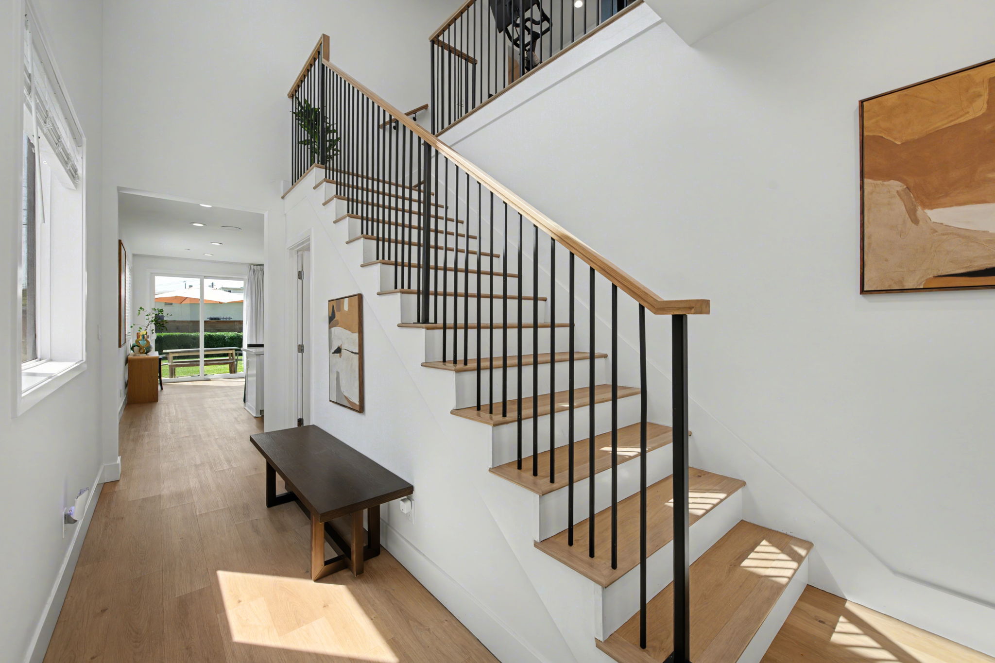 Stairway to second level