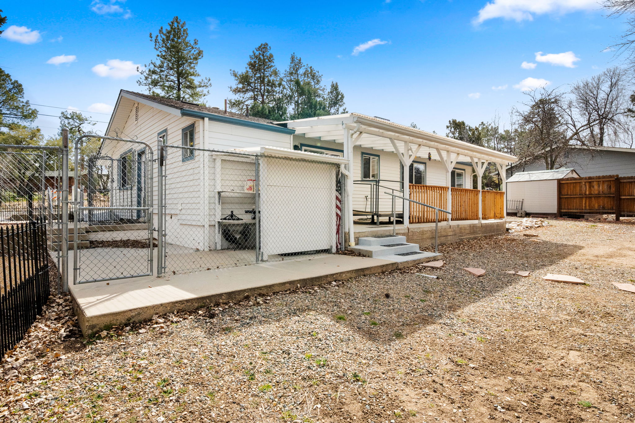 Backyard to Side Yard