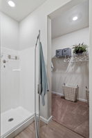 Walk in shower and closet round out this spa like Primary ensuite!