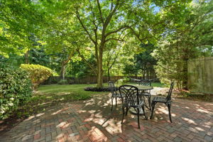 Rear Yard with Brick Patio