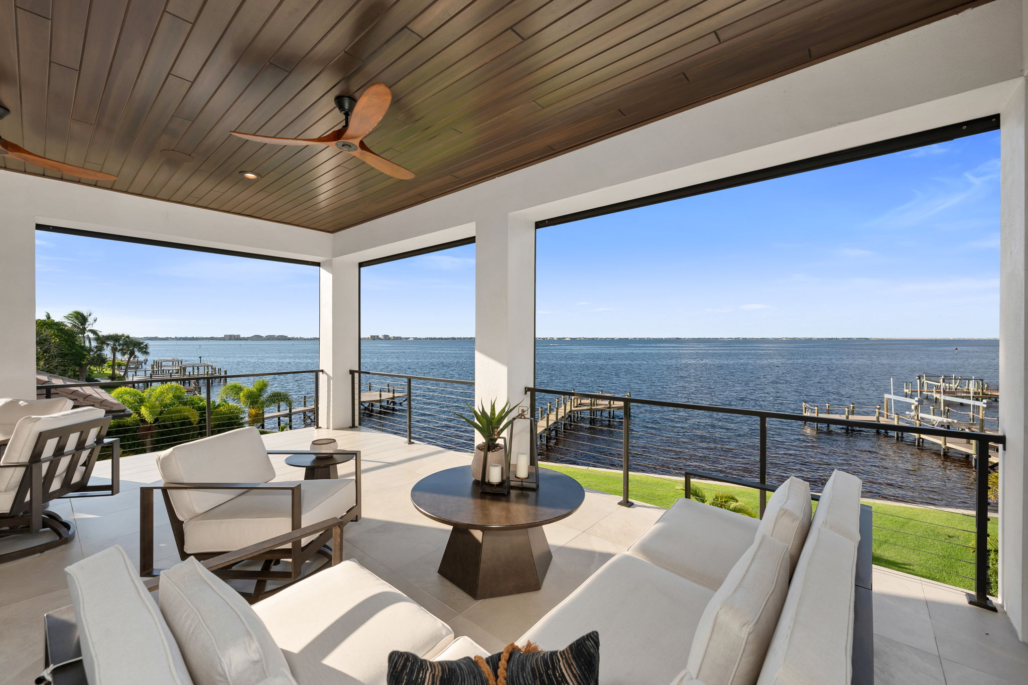 2nd Floor Balcony - River View