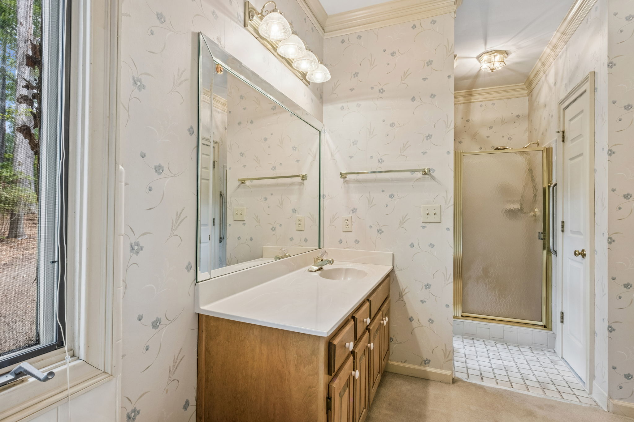 1 of 2 Primary Bathrooms. Main Floor Primary Bathroom