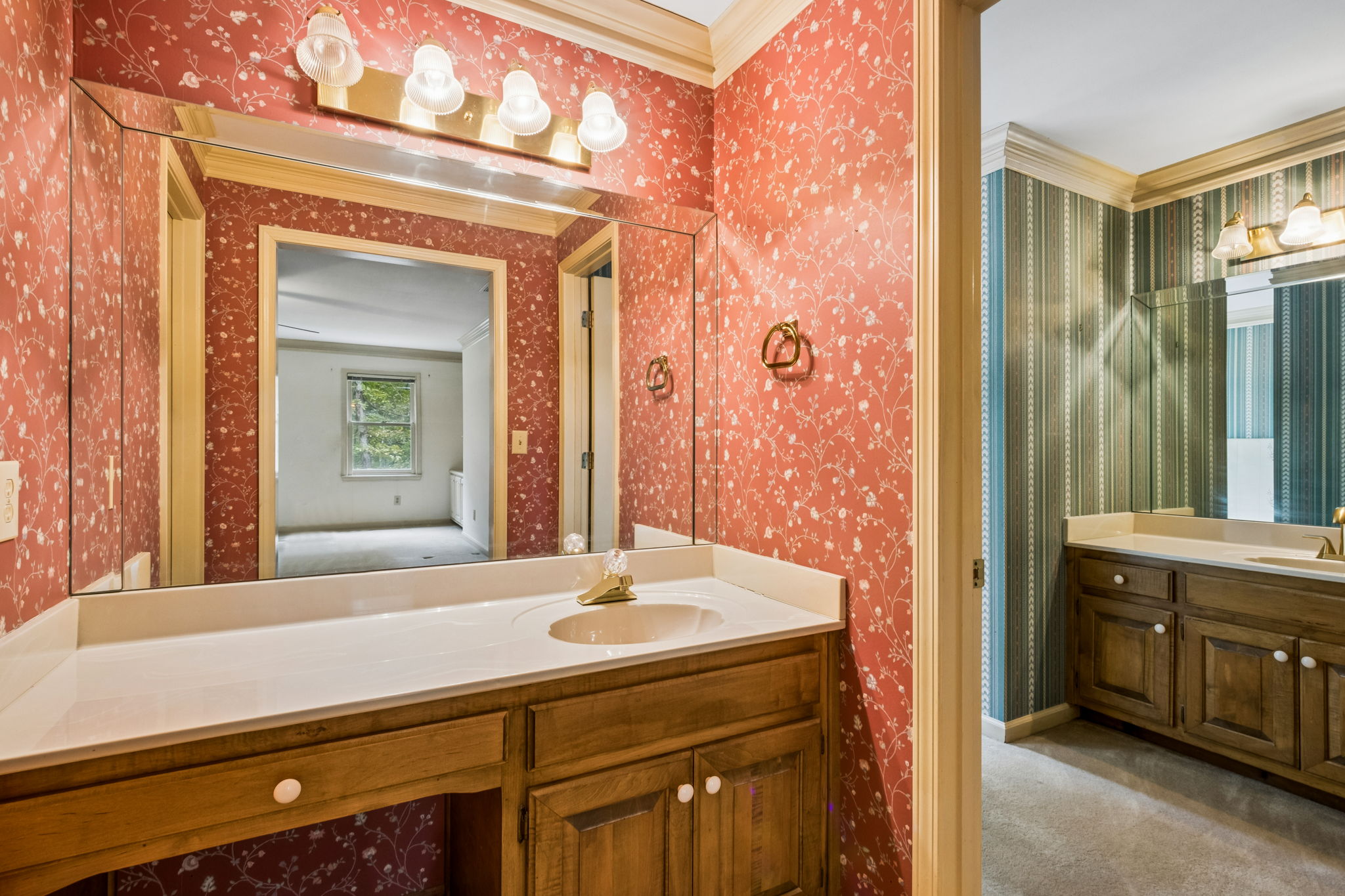 1 of 2 Primary Bathrooms. Upstairs Primary Bathroom