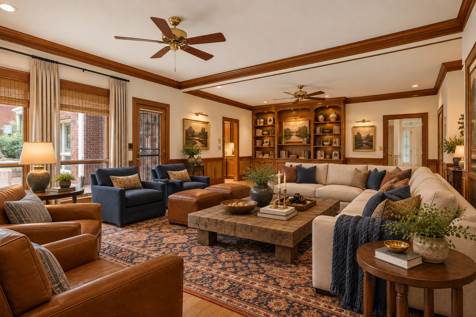 AI Virtually Updated & Staged - Great Room