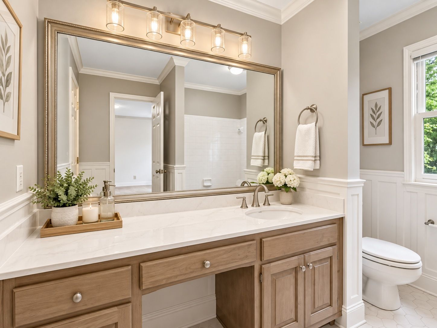 AI Staged - En-Suite Bathroom