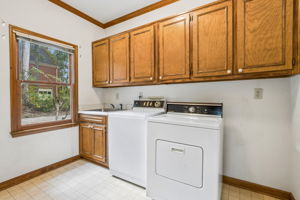 Laundry room on Main Floor