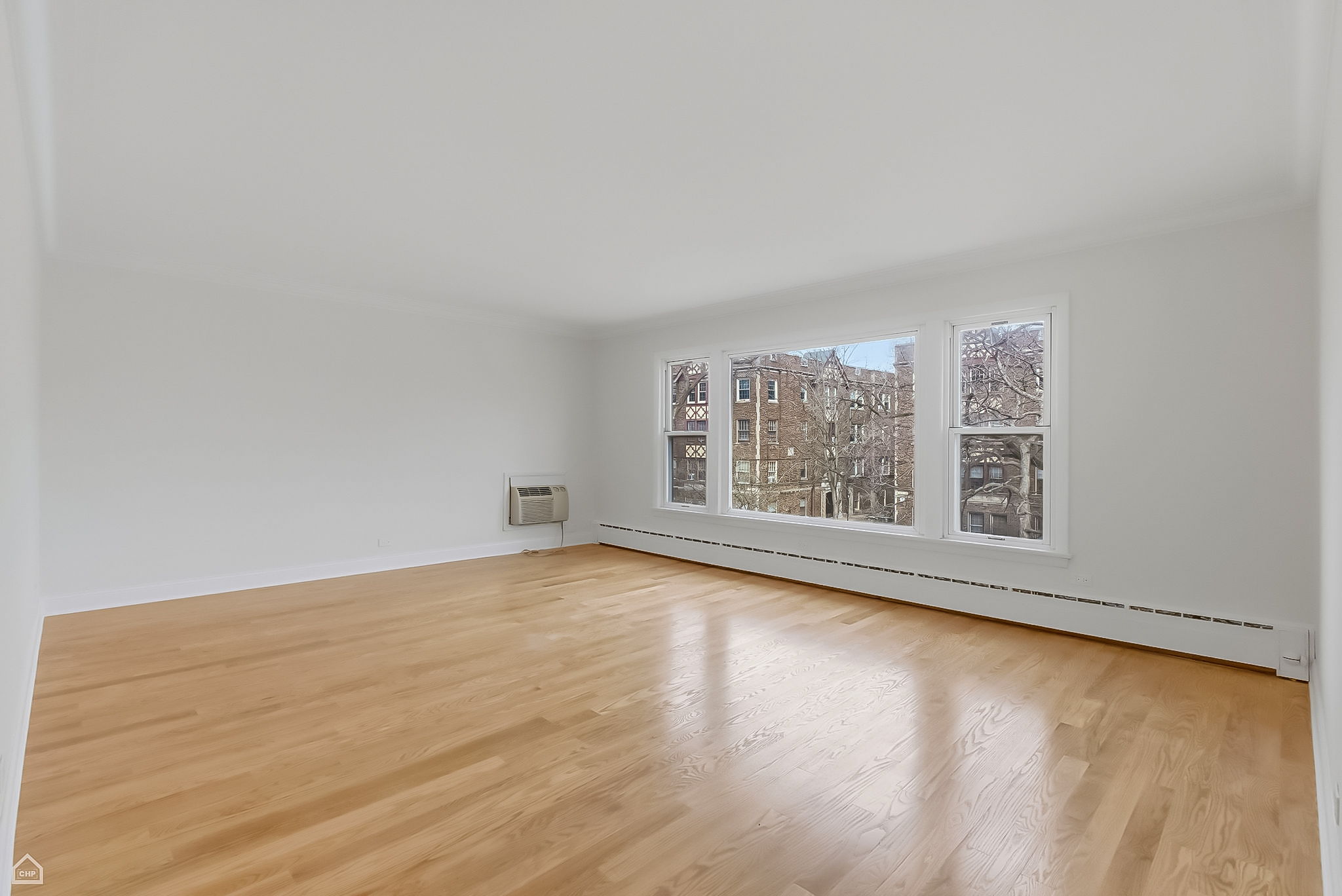 Large bright living room