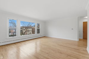 Living Room - new natural hardwood floors throughout
