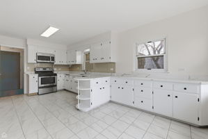 New stainless steel appliances including dishwasher