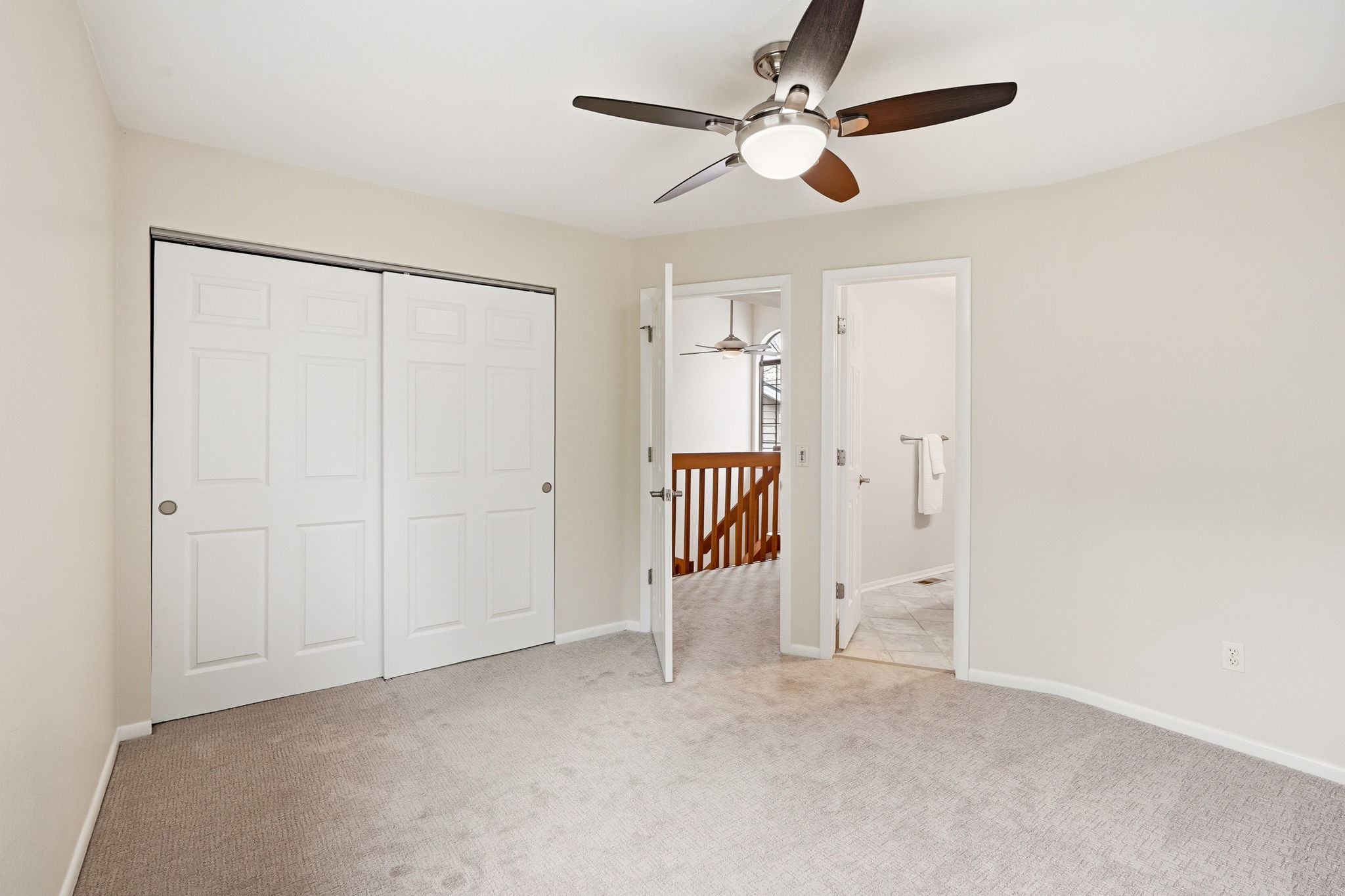 Bedroom 2 with great closet space