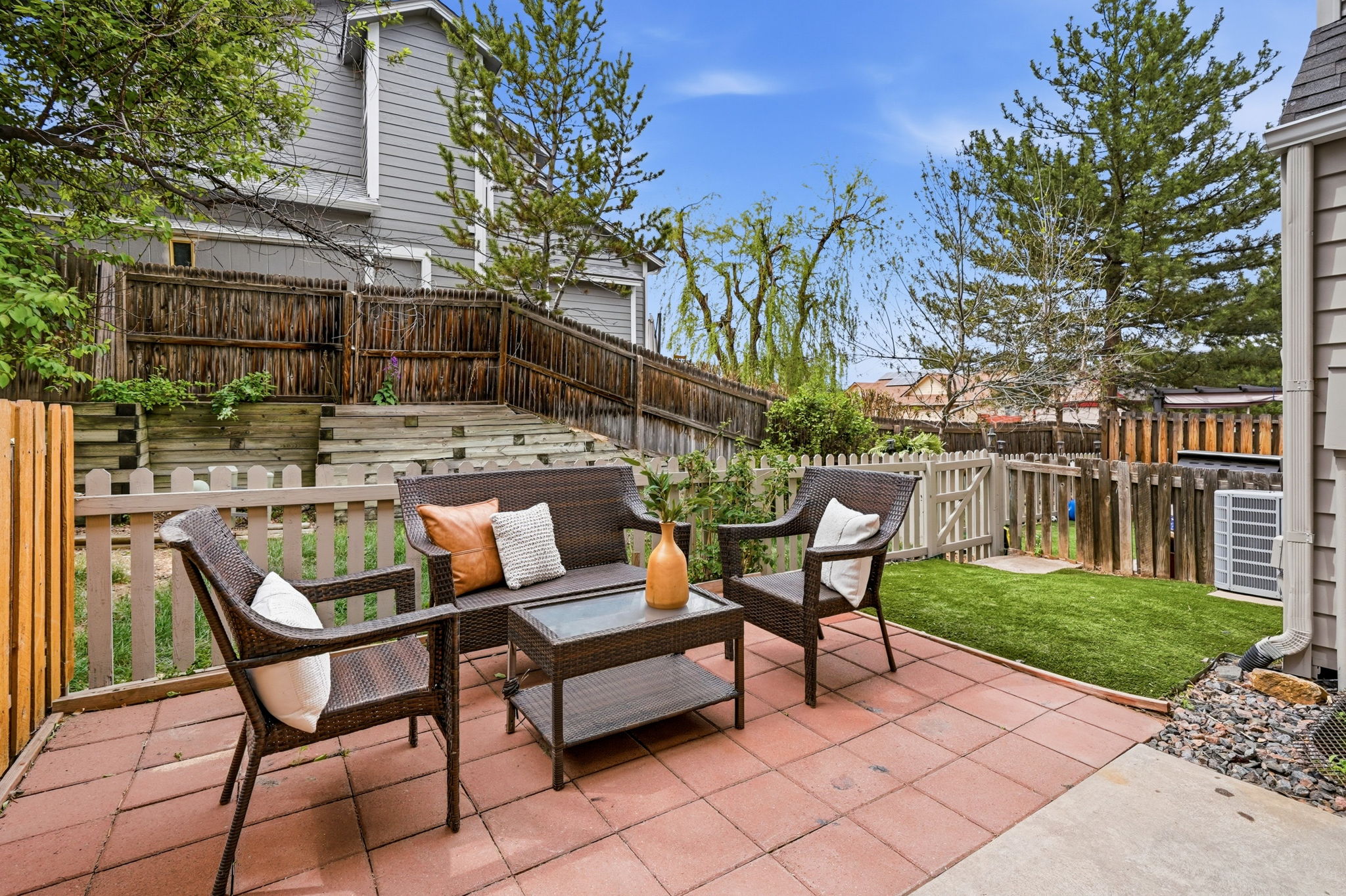 Room to entertain and for a four legged friend