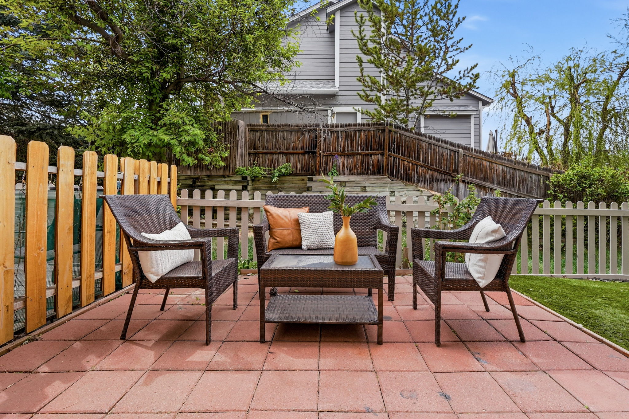 LOW maintenance patio