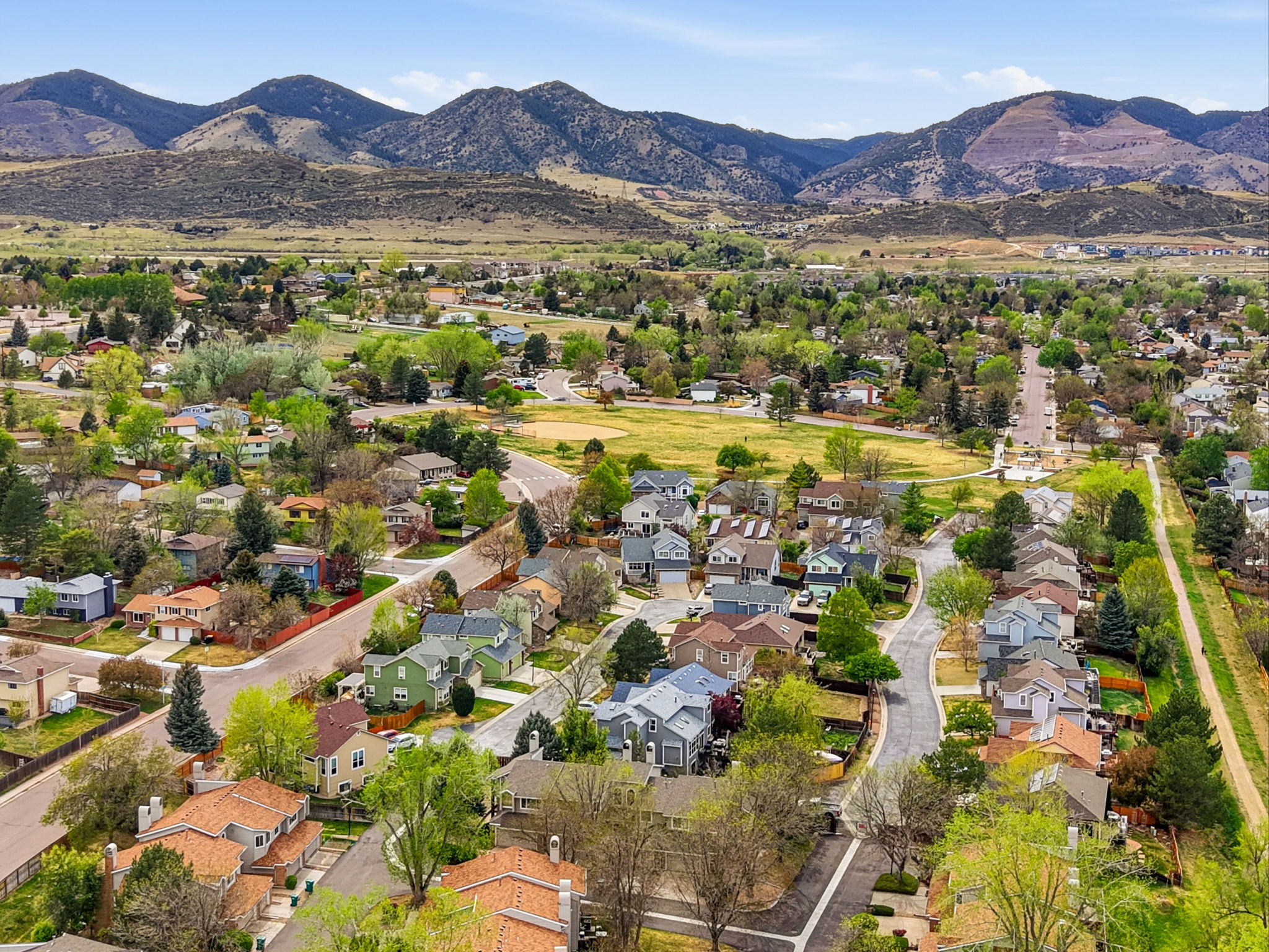 Nearby parks, trails and foothills