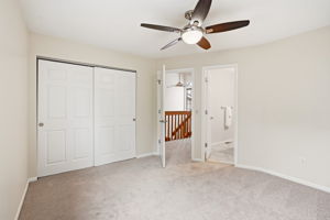 Bedroom 2 with great closet space