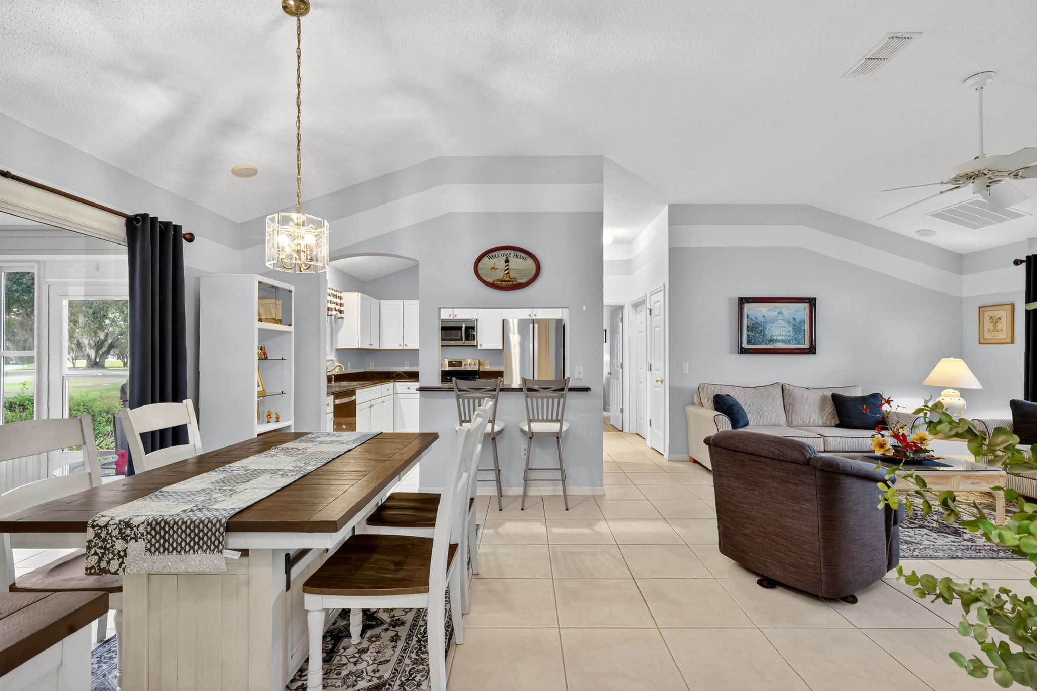 Living and Dining Rooms