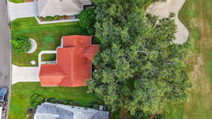 Overhead Aerial with Golf Course