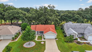 Aerial Front Elevation with Golf Course