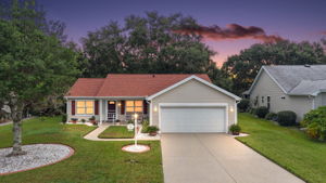 Twilight Front Elevation