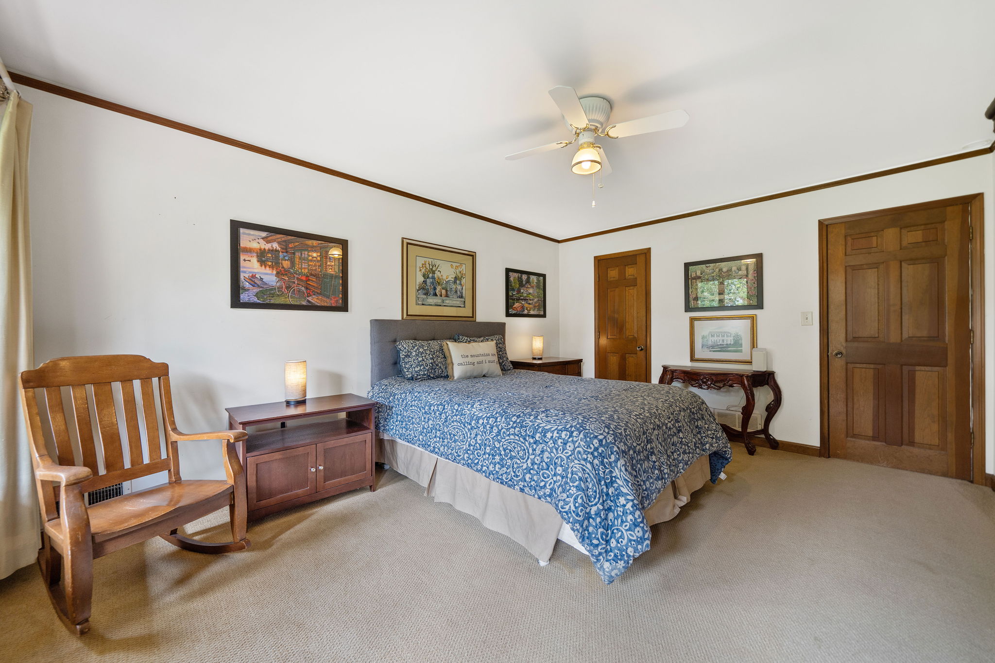 Spacious Third Bedroom overlooks front yard