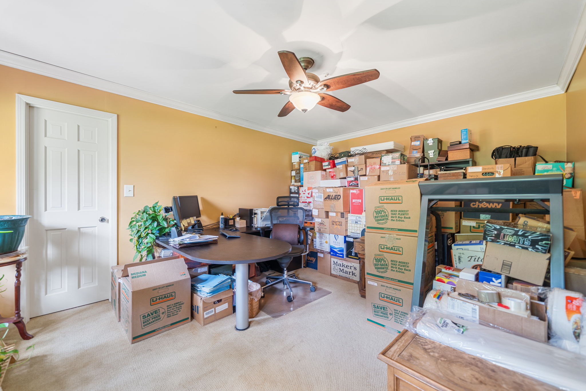 Currently being used as office and packing boxes so you can move into your new home!
