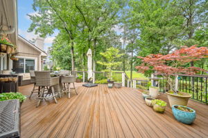 TREX deck for easy maintenance
