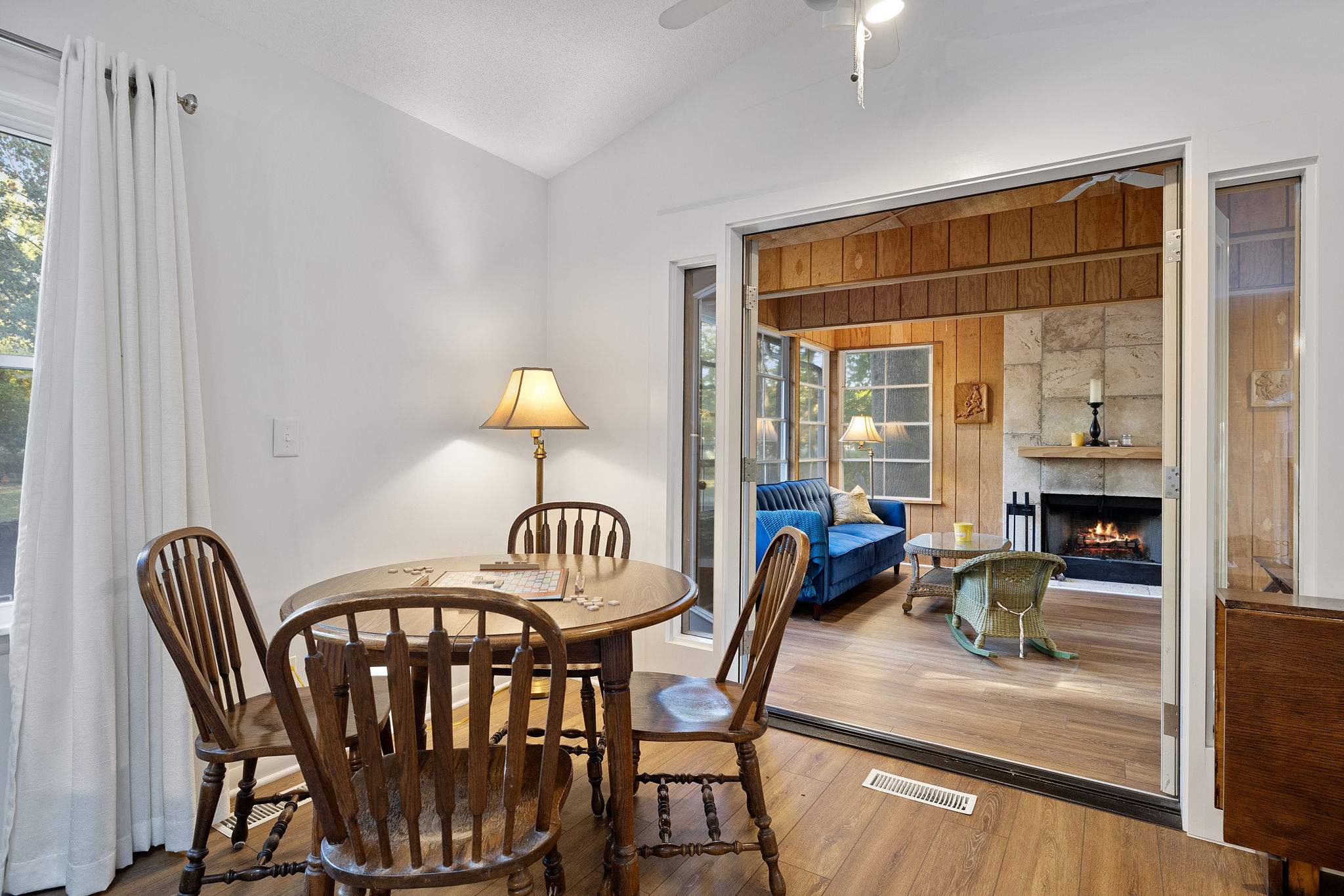 Open living to 3 season porch